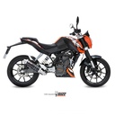 MIVV ROUND GP Half Exhaust System KTM 125 DUKE 2011-2016