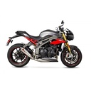 Silencieux SCORPION Serket Conique Triumph Speed Triple 1050 R/S 2016-2017