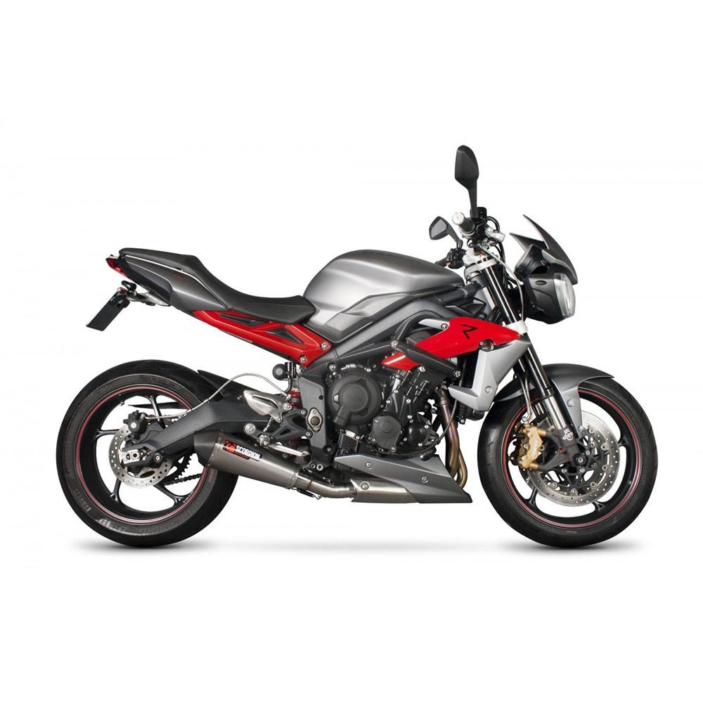 SCORPION Serket Taper Silencer Triumph STREET TRIPLE 675 / R 2013-2017