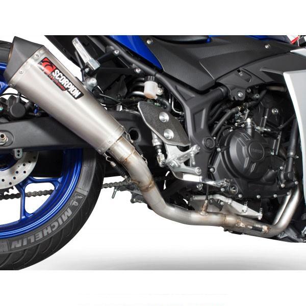 SCORPION Serket Taper Silencer Yamaha R 3 2015-2018