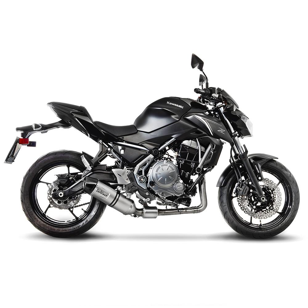 Full Exhaust System LEOVINCE LV One Kawasaki Z 650/Ninja 650 2017-2020