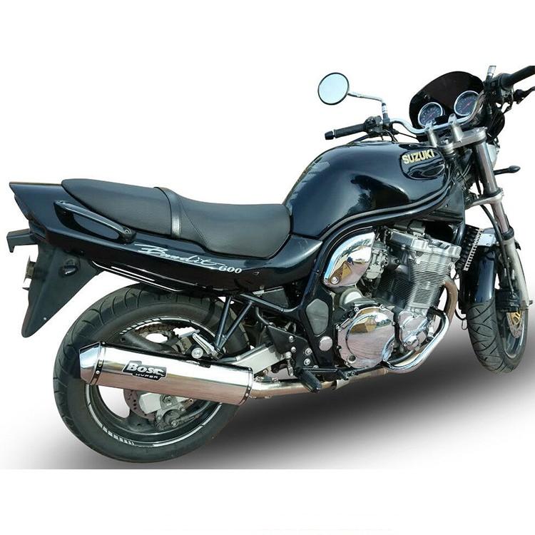 Silencieux BOS SLIP-ON ovale Suzuki GSF 600 BANDIT 1995-2004