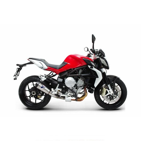 Silencieux TERMIGNONI Strada Conique Mv Agusta 675 Brutale, 800 Brutale/Dragster/Rivale (Coup. Carbone)