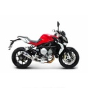 Silencieux TERMIGNONI Strada Conique Mv Agusta 675 Brutale, 800 Brutale/Dragster/Rivale (Coup. Carbone)