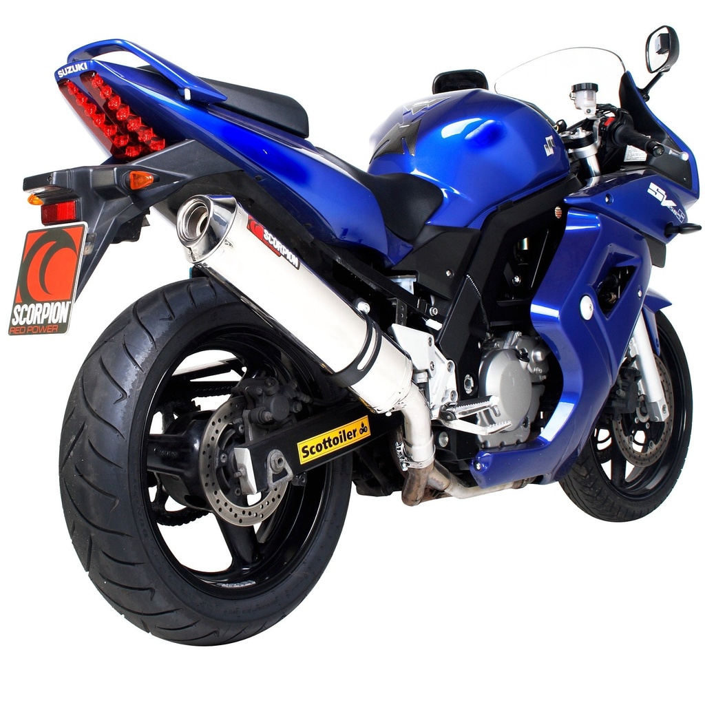 Silencieux Scorpion Factory ovale Adapt.Suzuki SV650 N / S 2003 -2003