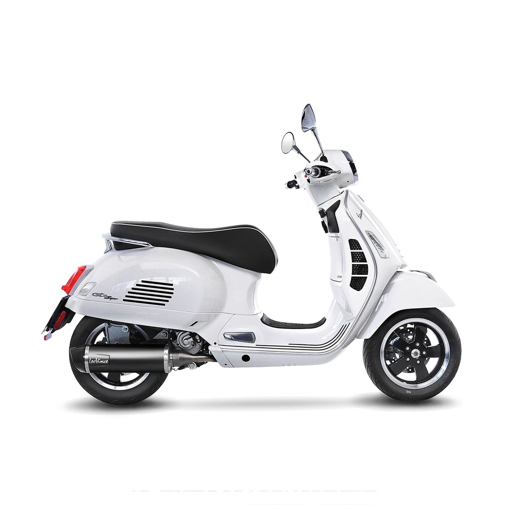 Full Exhaust System Leovince Nero Piaggio Vespa GTS 300 Super 2017-2020