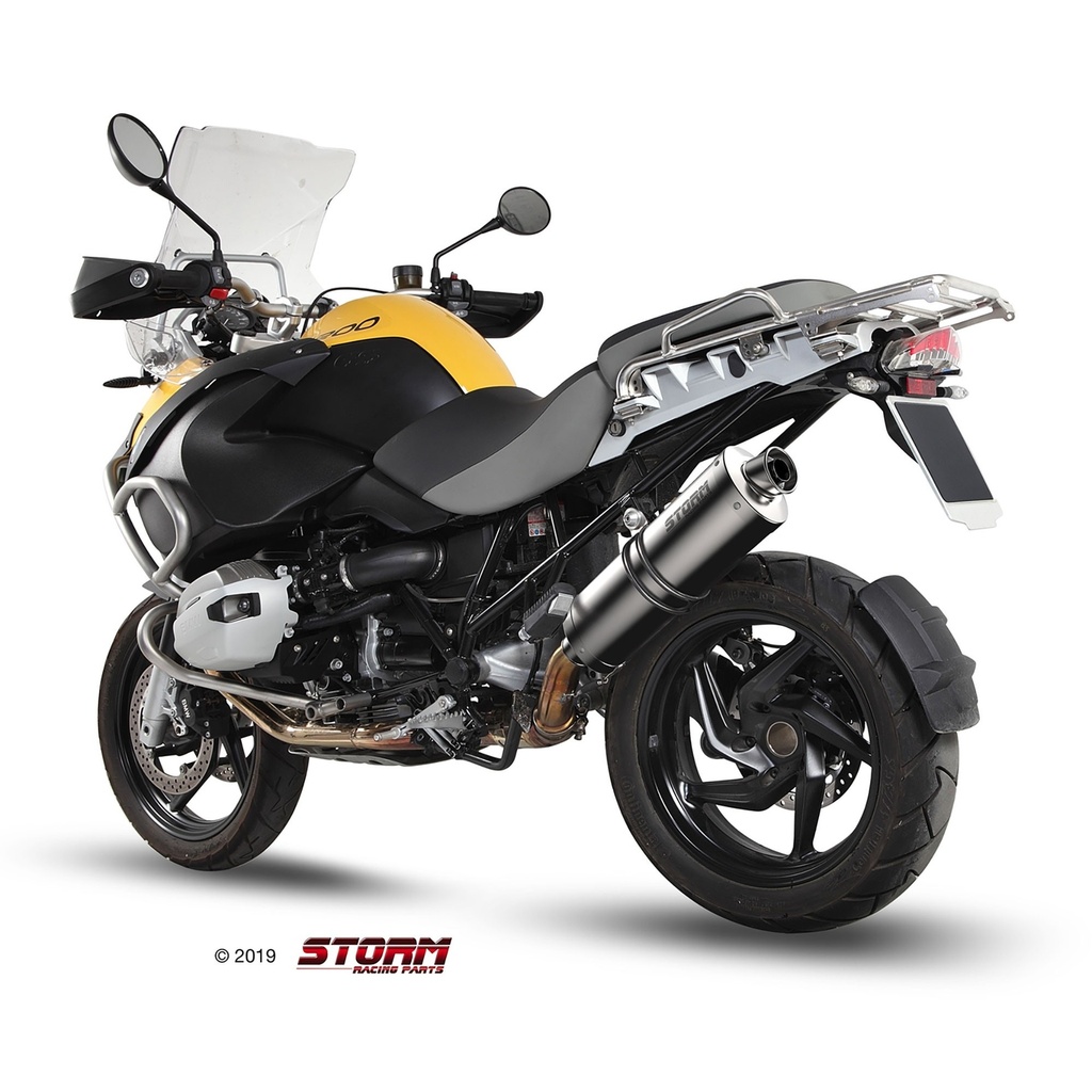 Silencieux Storm Ovale Adapt. BMW R 1200 GS/ADVENTURE 2010-2012