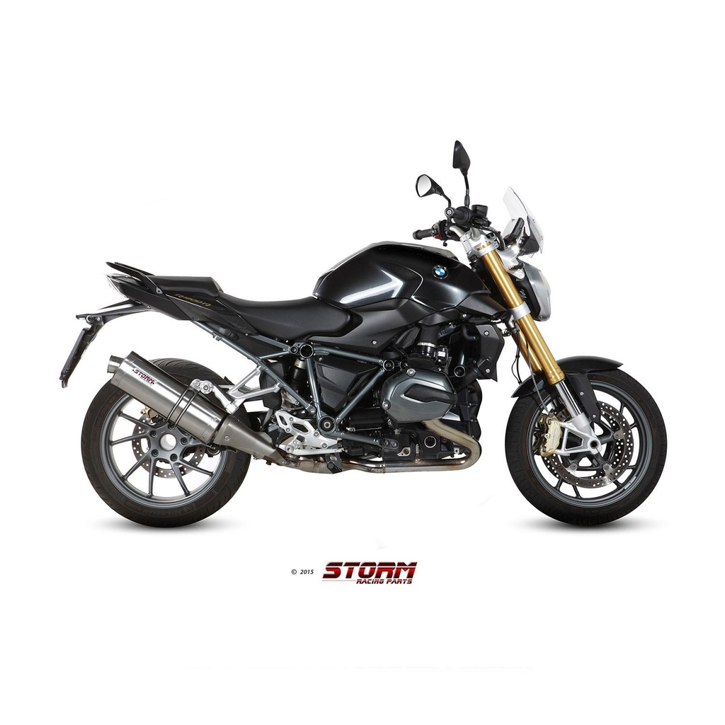 Storm Oval Slip-on BMW R 1200 R/RS 2015-2018