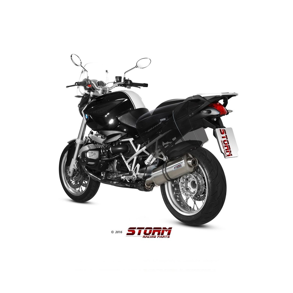 Silencieux Storm Ovale Adapt. BMW R 1200 R/RS 2011-2014