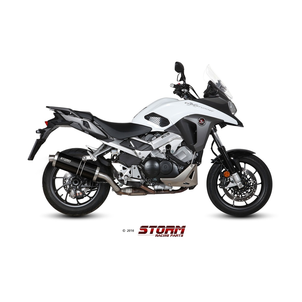 Silencieux Storm Ovale Adapt. HONDA CROSSRUNNER 800 2015-2020