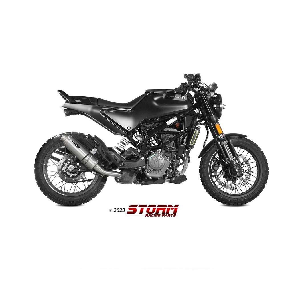 Silencieux Storm GP Adapt. HUSQVARNA 125 SVARTPILEN / VITPILEN 2021-2023