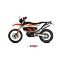 Silencieux Storm Ovale Adapt. KTM 690 SMC / Enduro R 2019-2020 et 690 SMC / Enduro R 2021-2024
