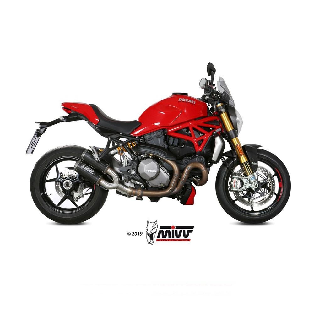 Silencieux superposés MIVV MK3 DUCATI MONSTER 821 2017-2020