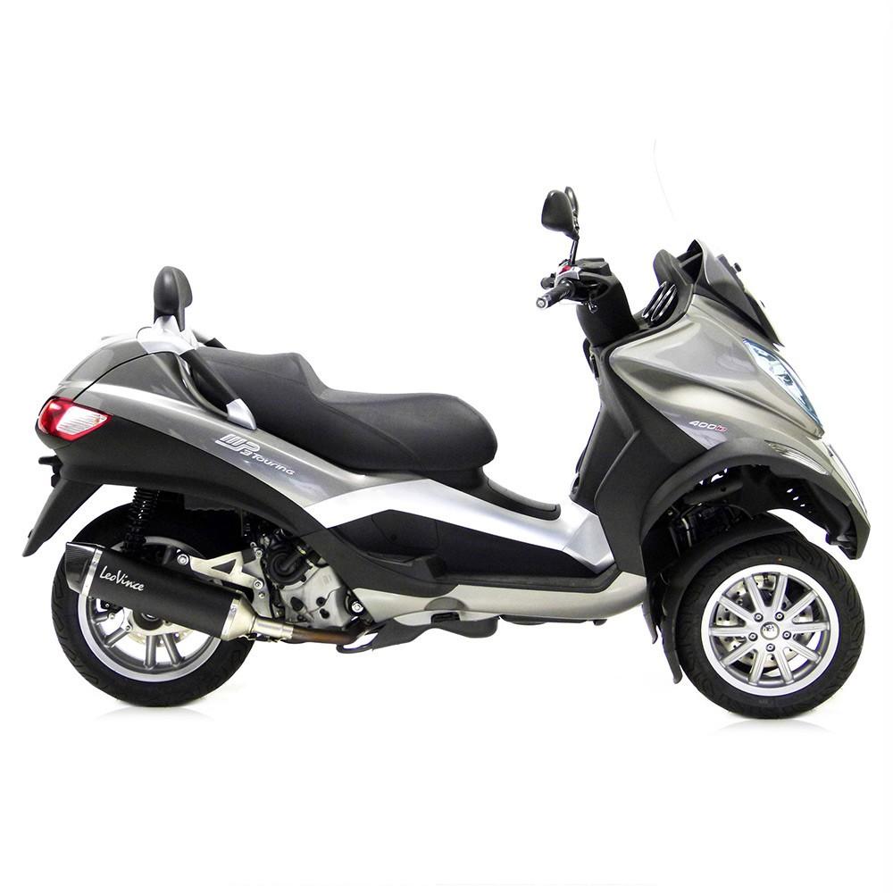 Silencieux LEOVINCE Nero Gilera FUOCO 500, Piaggio MP3 400 LT/RST, MP3 500 Sport LT/Business LT (Coup. Carbone)