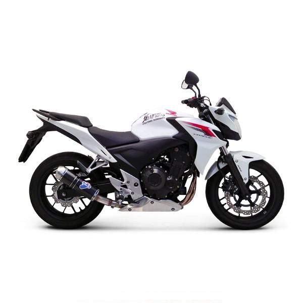 Silencieux TERMIGNONI Relevance Honda CB 500 F / CBR 500 R, CB 500 X (Coupelle Carbone)