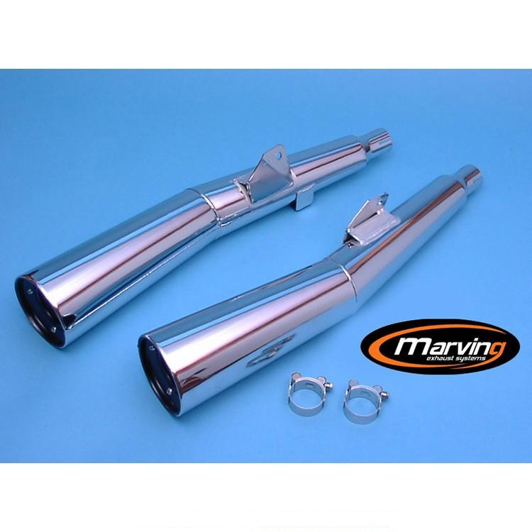 Silencieux MARVING Style Origine Yamaha XJ 400 1981-1982 et XJ 550 1981-1985