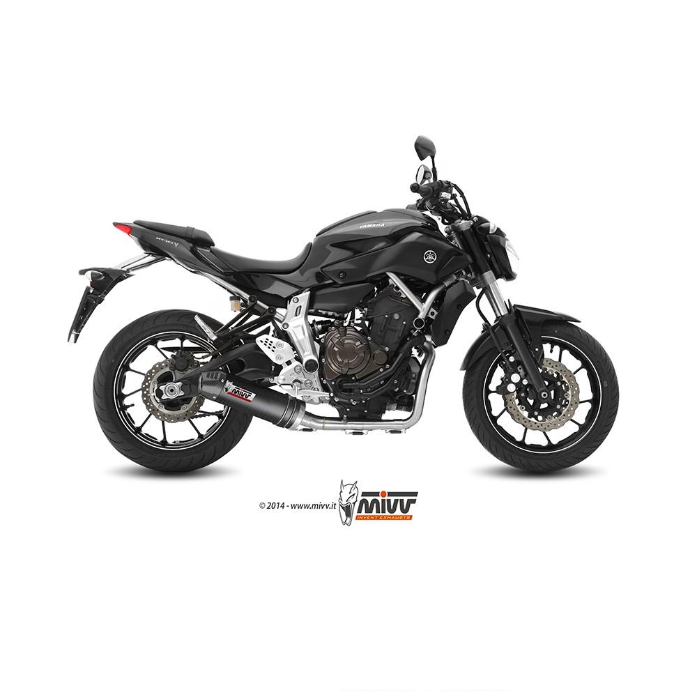 Ligne Complète MIVV SPORTLINE Ovale Yamaha MT07 2014-2020