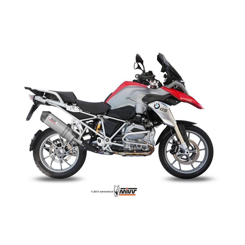 MIVV SLIP ON Oval Silencer BMW R 1200 GS / Adventure 2013-2018