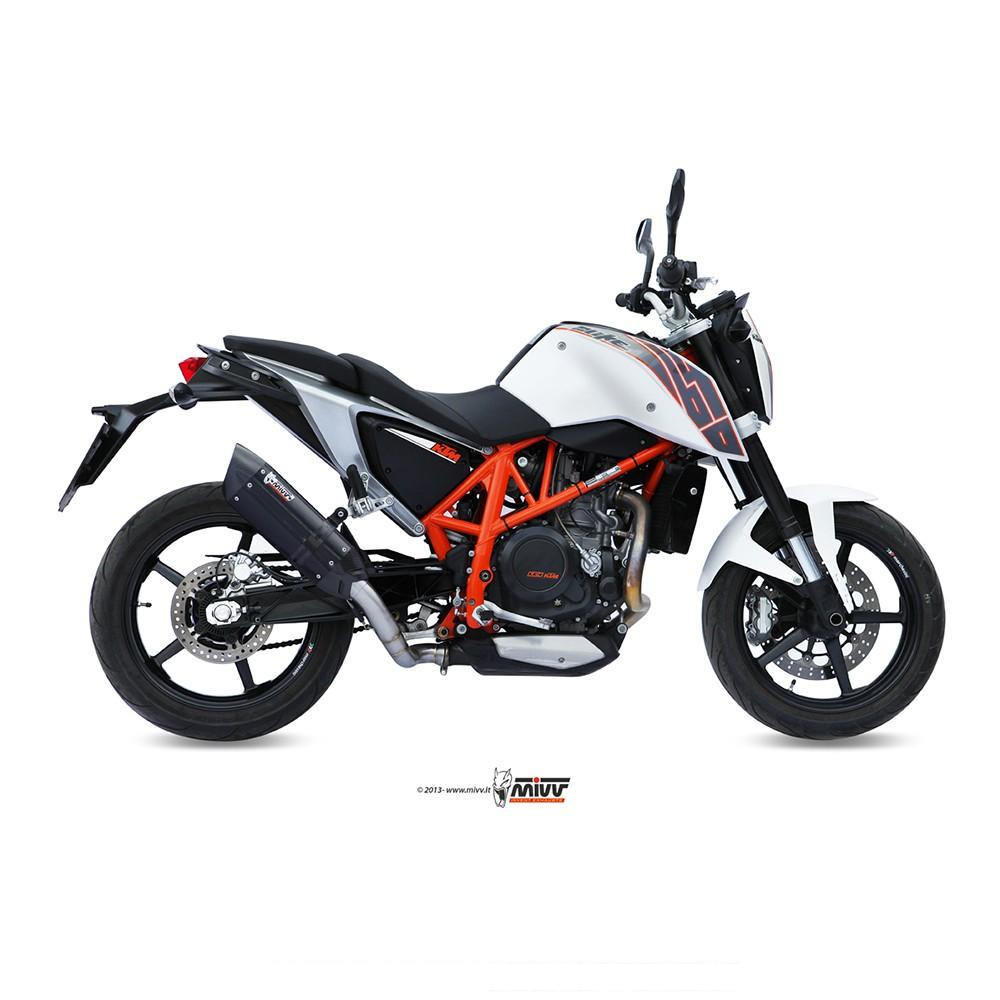 MIVV SUONO Silencer (carbon end cap) KTM 690 DUKE 2012-2015