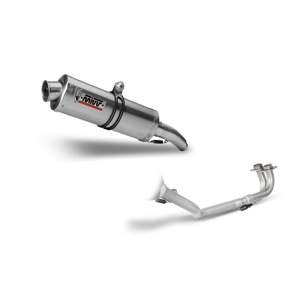 MIVV CLASSIC Oval Full Exhaust System Yamaha T-MAX 500 2001-2007