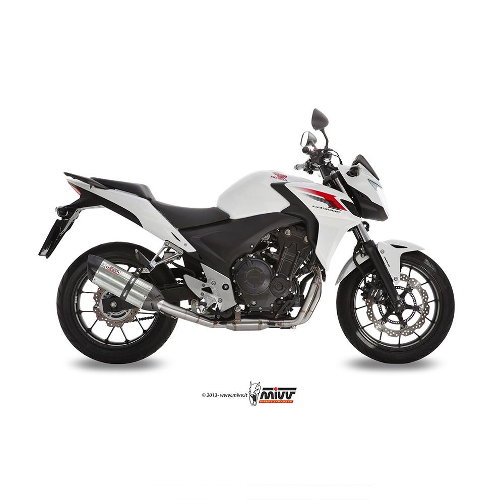 Silencieux MIVV SUONO (coupelle carbone) Honda CB 500 F/CBR 500 R / CB 500 X