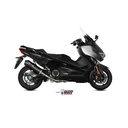 Full Exhaust System MIVV SPORTLINE Steel Black Yamaha T-MAX 530 (Euro 4) 2017-2019 and T-MAX 560 2020-2024