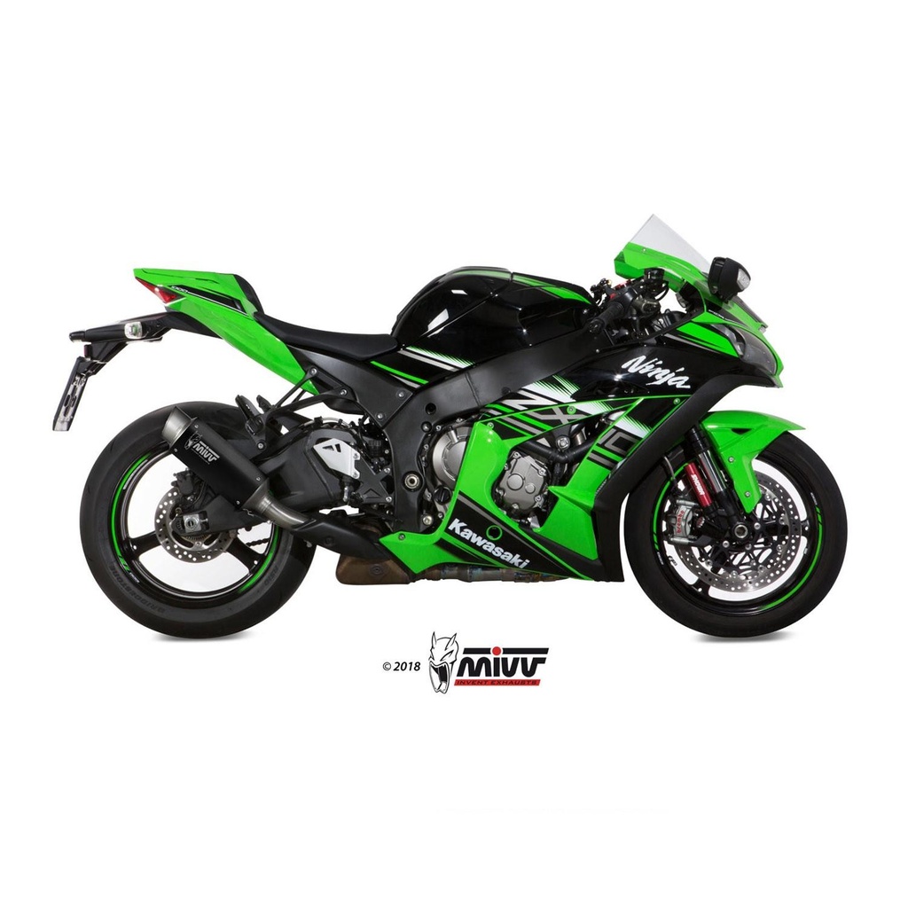 MIVV ROUND GP-PRO Silencer Kawasaki ZX10R NINJA 2016-2020
