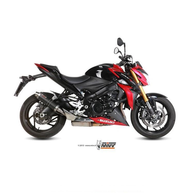 Silencieux MIVV ROUND GP Steel Black Suzuki GSX-S 1000 / GSX-S 1000 F 2015-2020