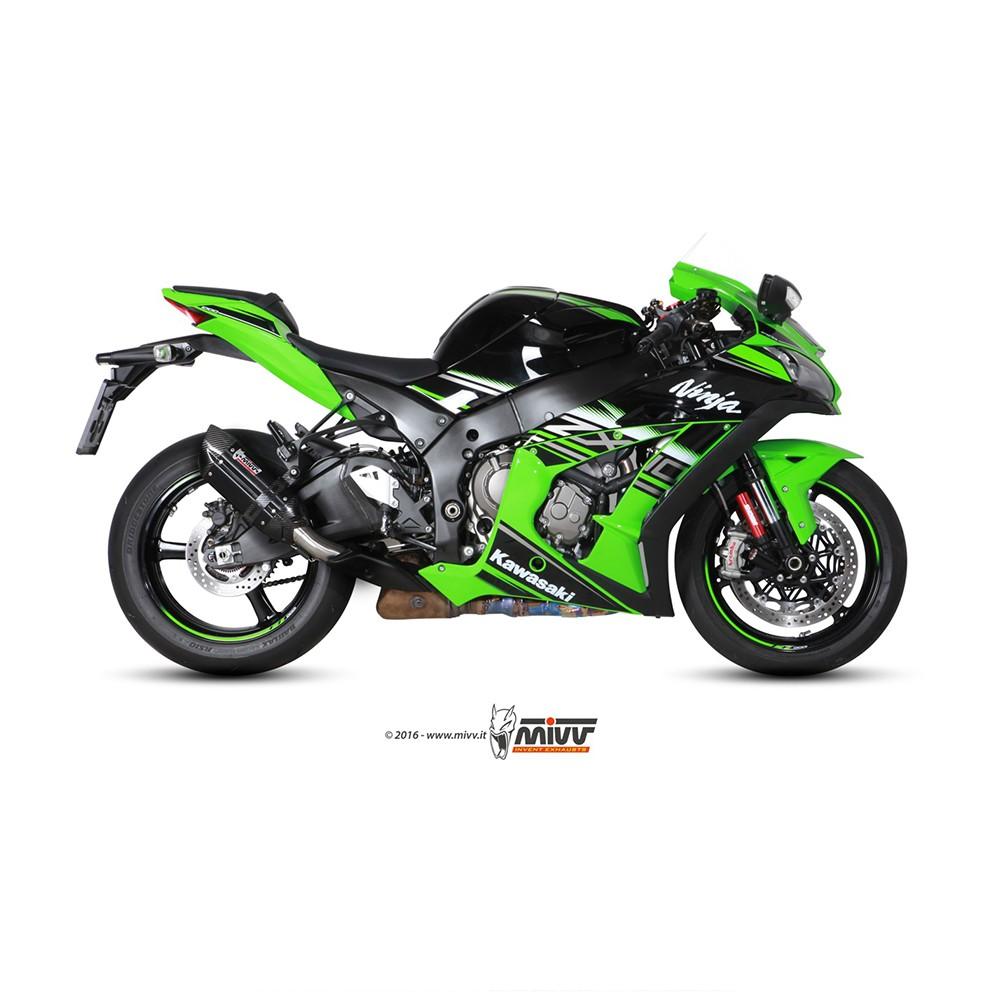 Silencieux MIVV SUONO Steel Black Kawasaki ZX10R NINJA 2016-2020