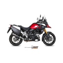 Silencieux MIVV SPORTLINE (coupelle carbone) ovale Suzuki DL 1000 V-STROM 2014-2019 et DL 1050 V-STROM 2020-?