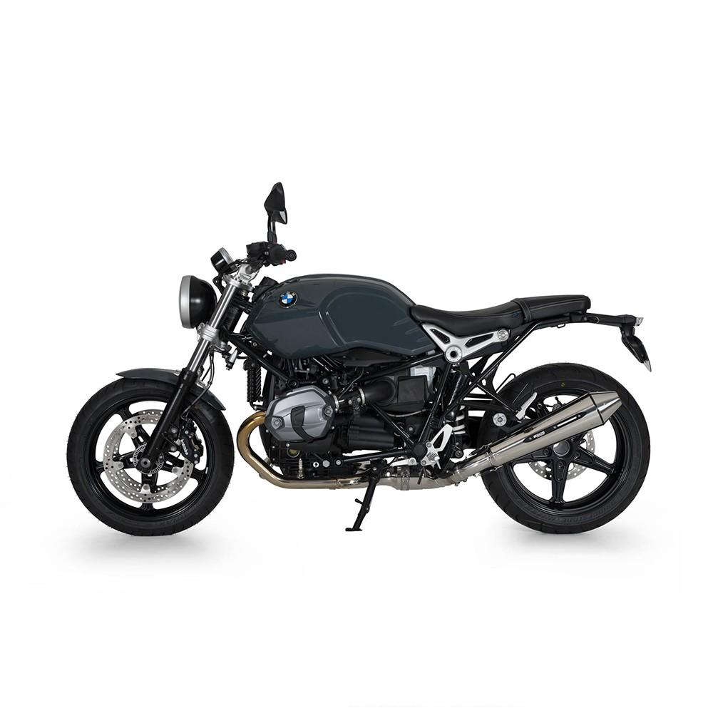 Silencieux BOS TAPER conique passage bas BMW R NINE T 2014-2020