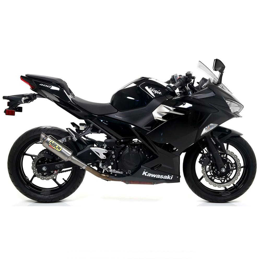 Silencieux Arrow GP 2 Kawasaki Z 400 2019-2024 et Ninja 400 2018-2024