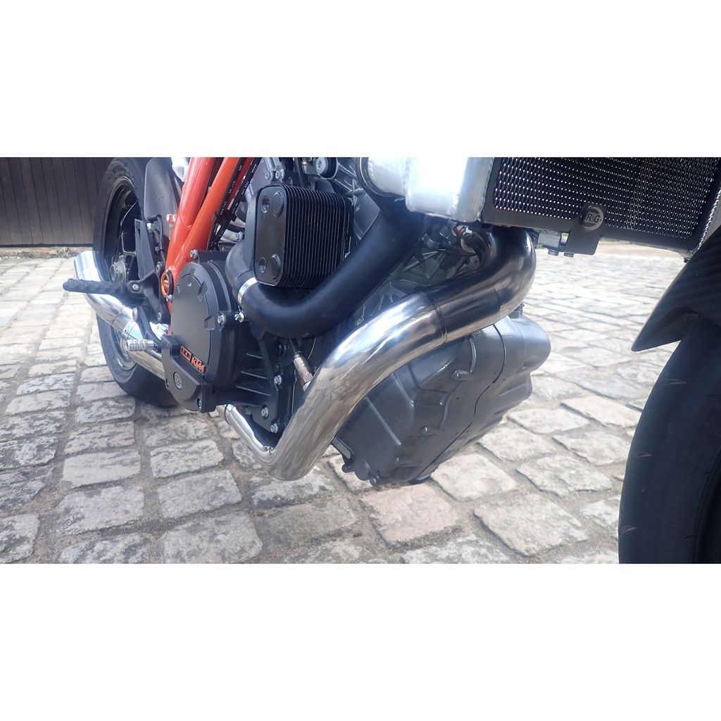 Downpipe without catalyst for KTM 1290 Super Duke / R 2014-2019 and 1290 Super Duke GT 2016-2021