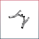 Manchon raccord sans catalyseur Akrapovic pour Yamaha VMAX 1700 2009-2016