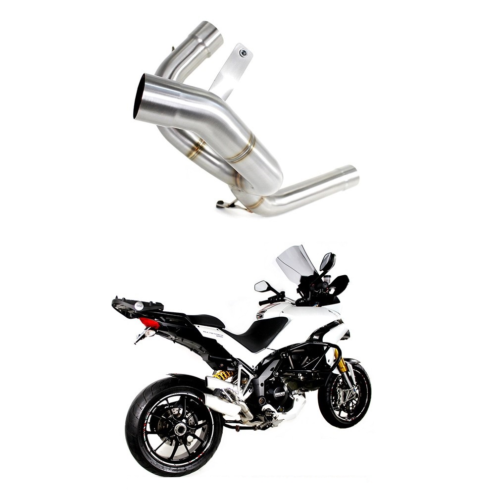 Link pipe without catalyst for Ducati Multistrada 1200 / 1200 S 2010-2014