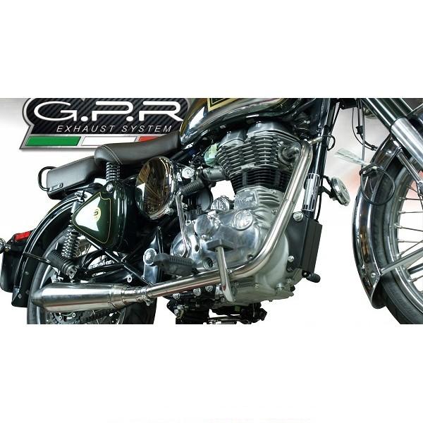 Collecteur sans catalyseur GPR pour Royal Enfield 500 Bullet / Classic