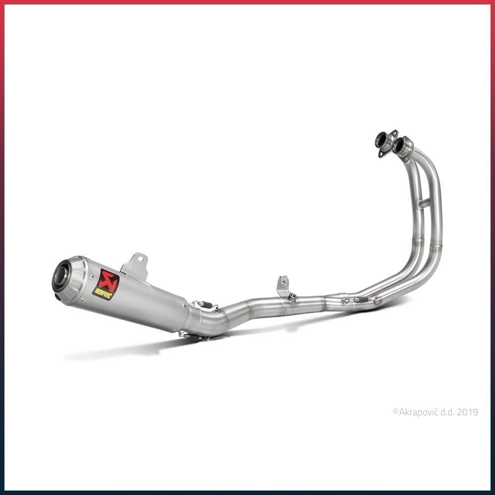 Full Exhaust System AKRAPOVIC Racing Line Megaphone Yamaha MT 03 2016-2019 And R 3 2015-2021