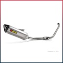 Full Exhaust System AKRAPOVIC Racing Line Yamaha MT 125 2020-... And YZF 125 R 2019-2020 Carbon End Cap