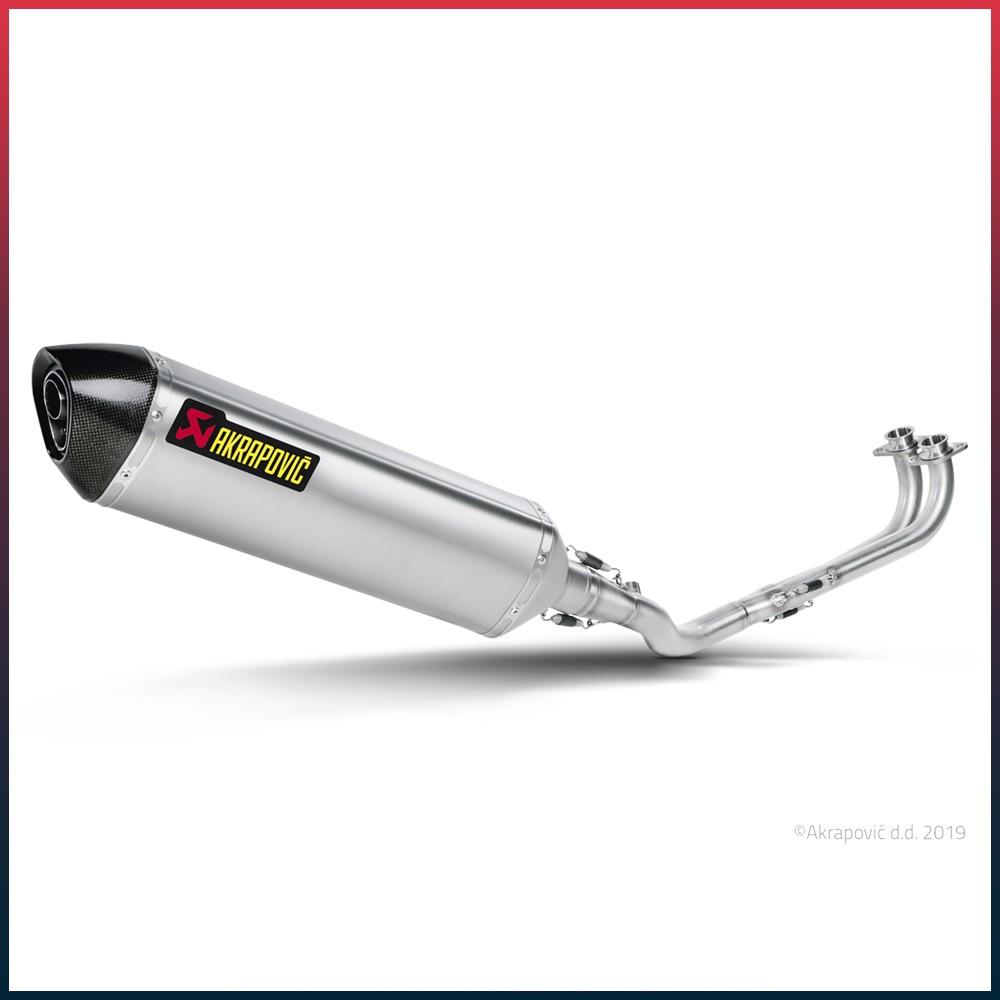 Ligne Complète AKRAPOVIC Racing Line Yamaha T-MAX 500 2008-2011 et T-MAX 530 2012-2016 Coupelle Carbone