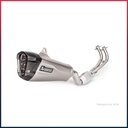 Full Exhaust System AKRAPOVIC Racing Line Yamaha T-MAX 530 (Euro 4) 2017-2019 Carbon End Cap