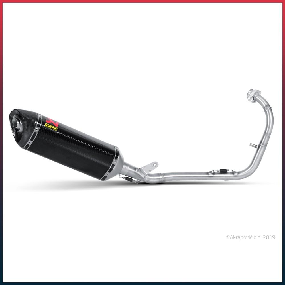 Full Exhaust System AKRAPOVIC Racing Line Yamaha YZF 125 R 2008-2013 Carbon End Cap