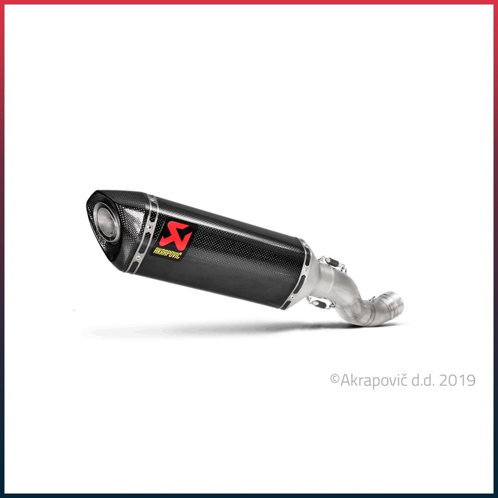 Silencieux AKRAPOVIC Slip-On (coupelle carbone) Aprilia RSV4 RR / RSV 4 RF 2017-2020 et Tuono 1100 V4 2017-2020