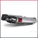 AKRAPOVIC Slip-On Silencer Aprilia SL 750 SHIVER I.E 2010-2016 Carbon End Cap