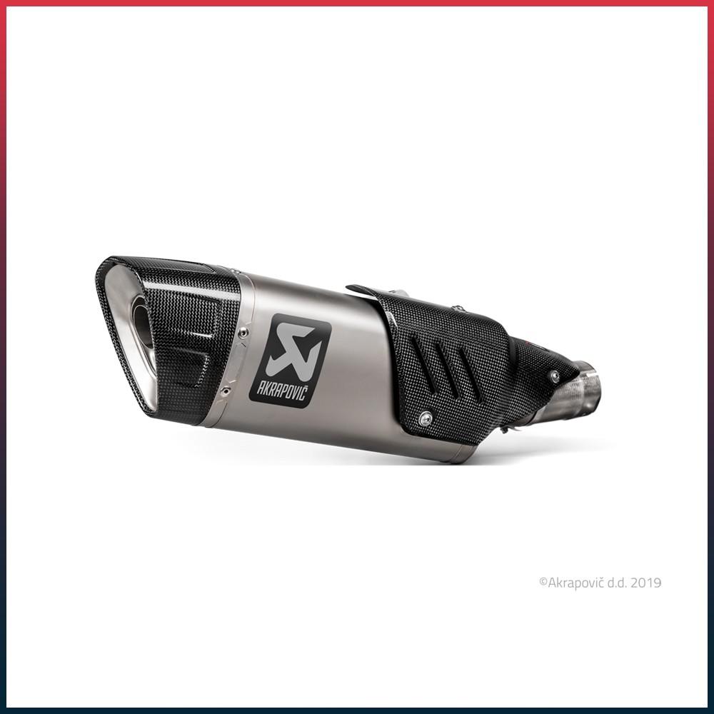 AKRAPOVIC Slip-On Silencer Honda CB 1000 R 2018-2024 Carbon End Cap