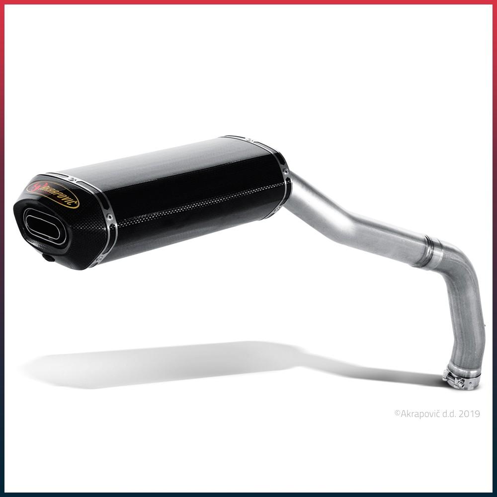 AKRAPOVIC Slip-On Silencer Honda CBR 1000 RR 2006-2007 Carbon End Cap