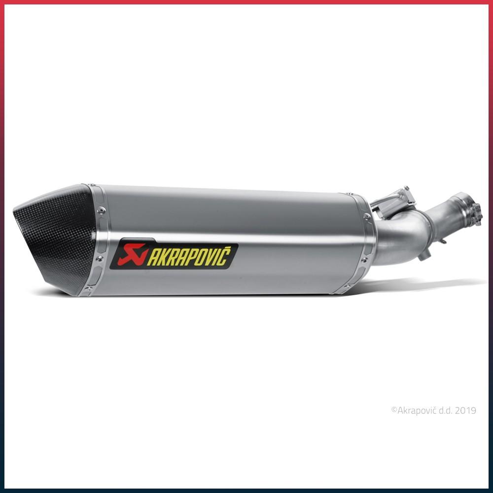 AKRAPOVIC Slip-On Silencer Honda VFR 1200 2010-2016 Carbon End Cap