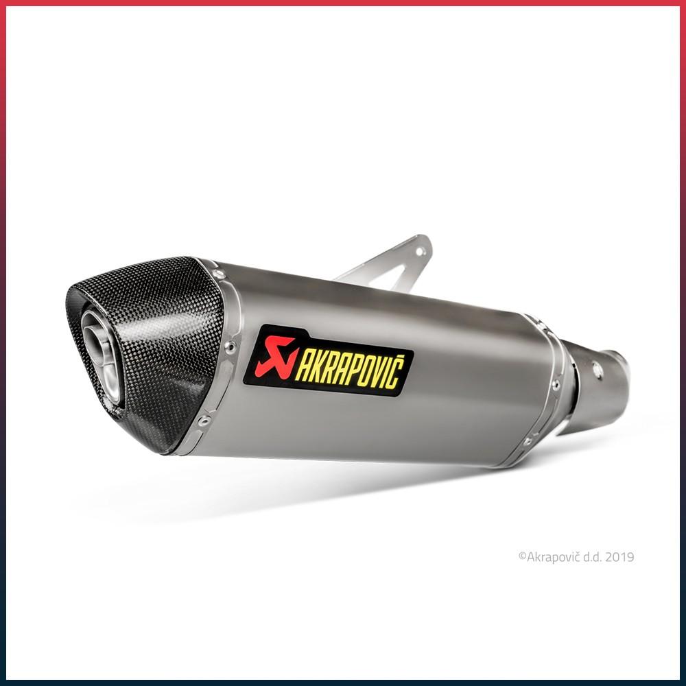 Silencieux AKRAPOVIC Slip-On (coupelle carbone) Kawasaki NINJA 400 2018-2024 et Z 400 2024