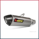 Silencieux AKRAPOVIC Slip-On (coupelle carbone) Kawasaki NINJA 400 2018-2024 et Z 400 2024