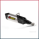 AKRAPOVIC Slip-On Silencer Kawasaki VERSYS 1000 2019-2024 Carbon End Cap