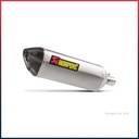 AKRAPOVIC Slip-On Silencer Kawasaki VERSYS-X 300 2017-2020 Carbon End Cap